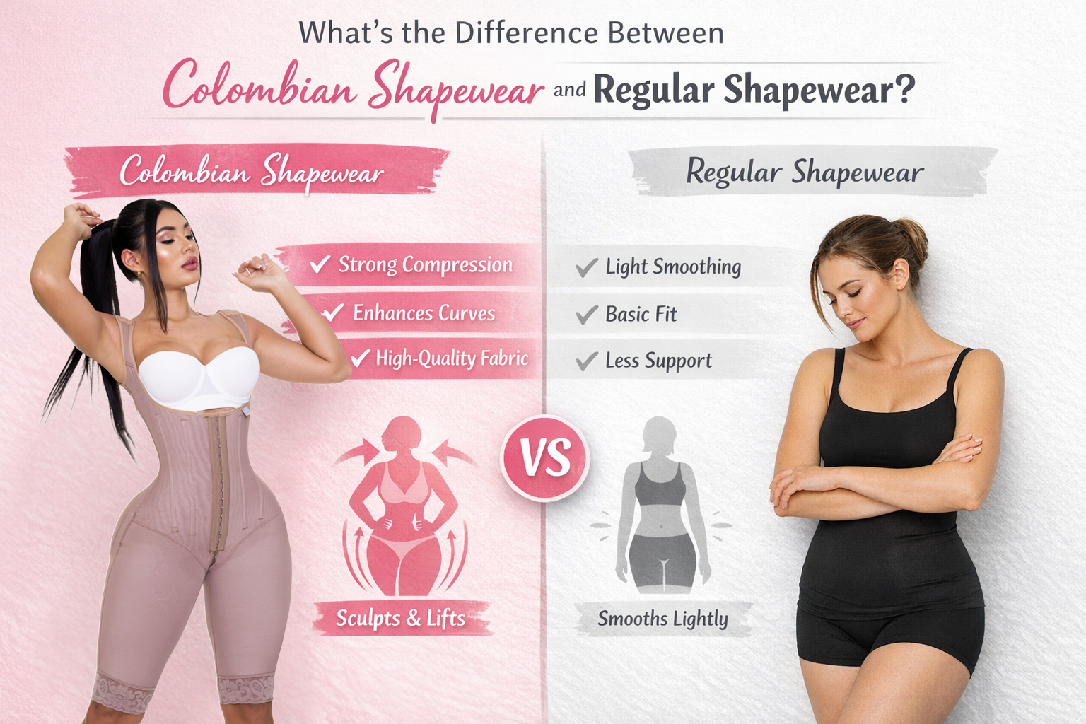 What Is the Difference Between Colombian Shapewear and Regular Shapewear?