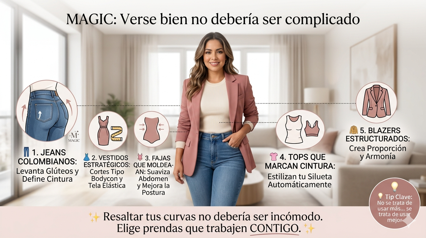 Las Mejores Prendas para Resaltar tus Curvas sin Esfuerzo (Guía con MAGIC)