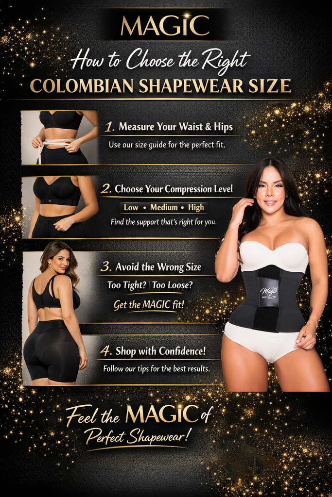 How to Choose the Right Colombian Shapewear Size – A Guide by MAGIC
