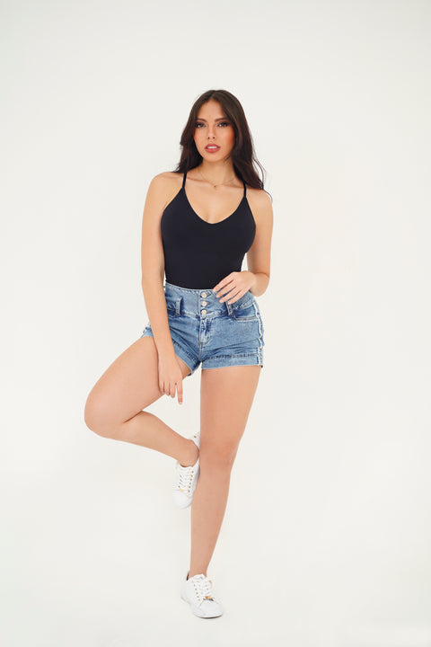 Butt Lift Short Jeans Stage - 22823300